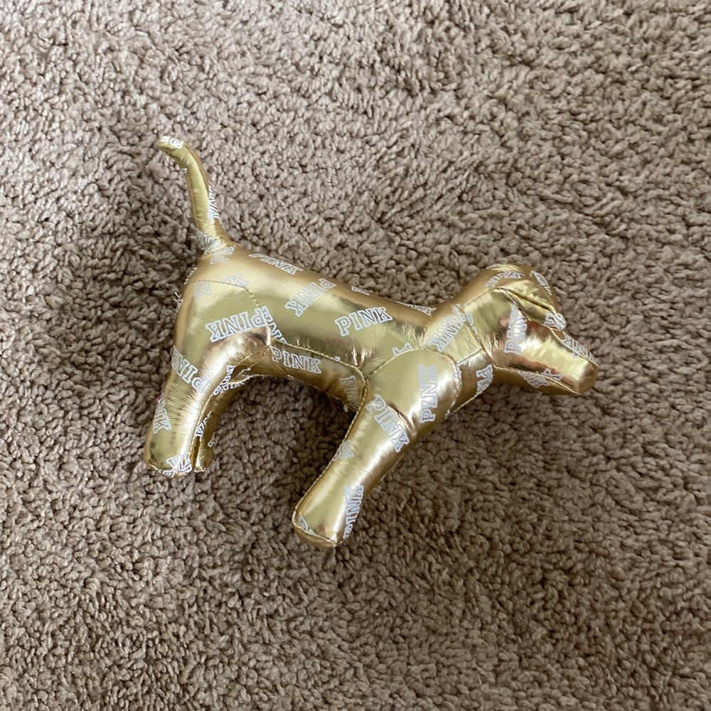 Victorias Secret Gold Pink Dog EUC - Picture 4 of 5